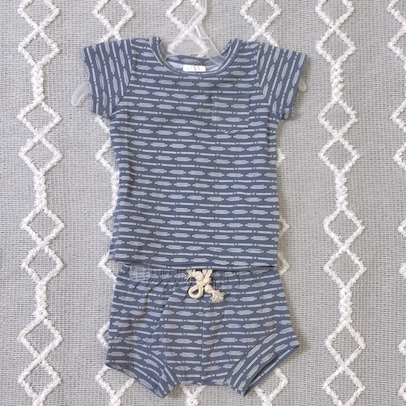 NEW Boutique Blue Horizon Short Set - Picture 1 of 2